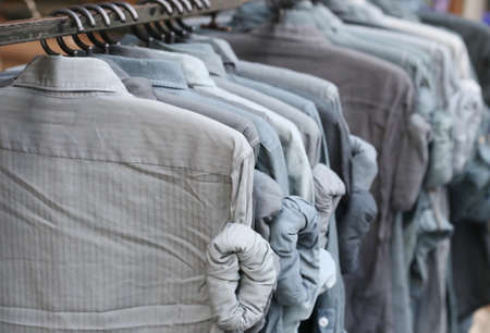 blue jeans in the shopの写真素材