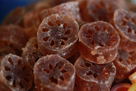 sweet quince crystallized, Thai foodの写真素材