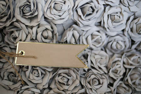 Pink roses background. Rose Bouquet and Hearts texture .Valentine or Wedding conceptの写真素材