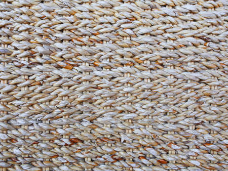 Rattan surface texture, detail handcraft bamboo weaving texture background.の写真素材