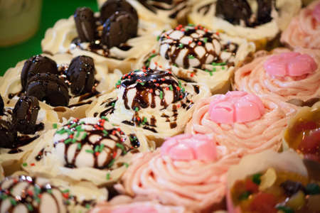 Colorful cake in the partyの写真素材