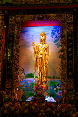 Guan Yin is a one of god in chinaの写真素材