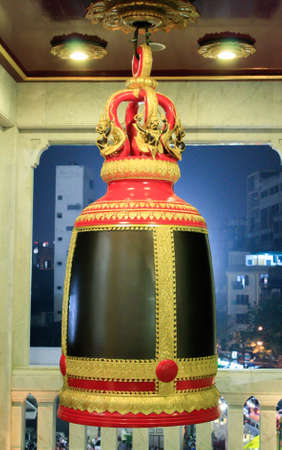 You can see thailand bell in the temple の写真素材