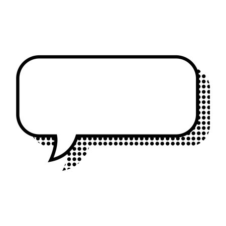 Speech bubble line.のイラスト素材