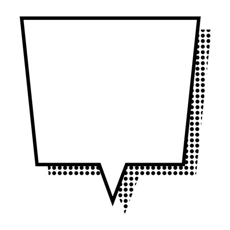 Speech bubble line.のイラスト素材