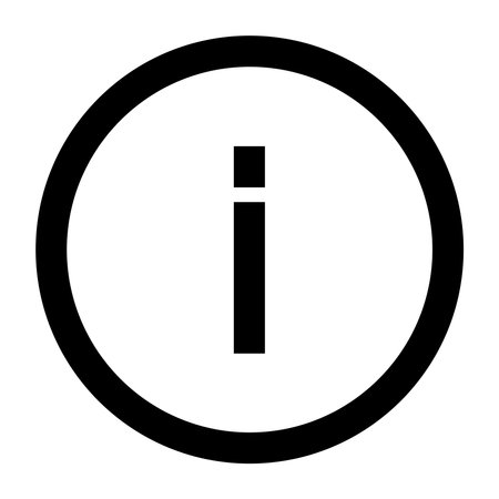 Exclamation mark line icon.のイラスト素材