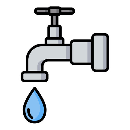 Water tap icon.のイラスト素材