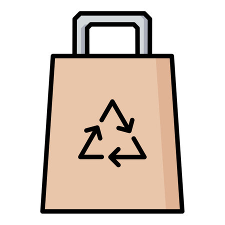 Eco bag icon.のイラスト素材