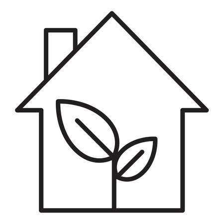 Eco home ecology green icon.のイラスト素材
