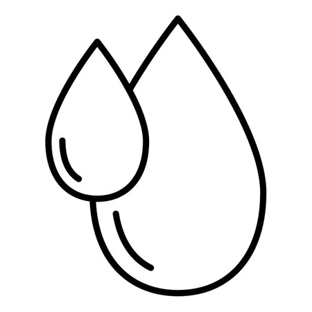 Water drop icon.のイラスト素材