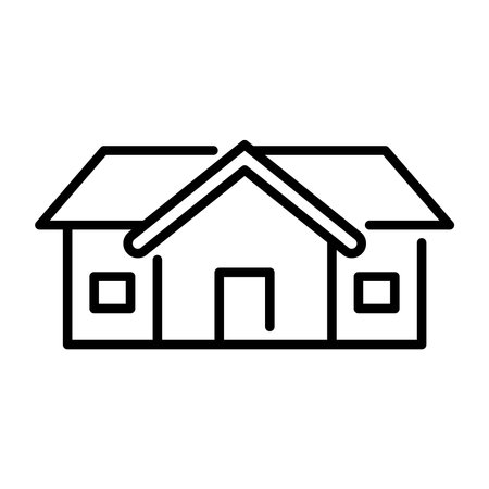 House line icon.のイラスト素材