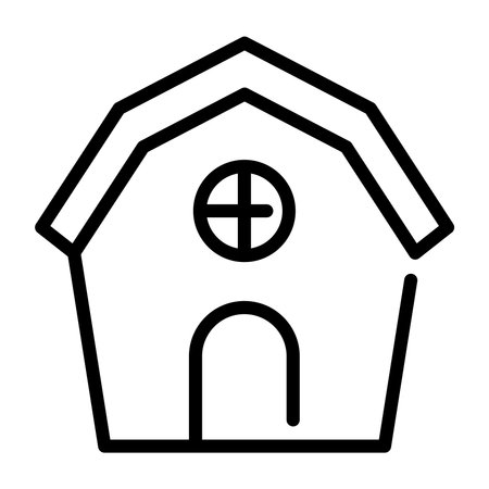 House line icon.のイラスト素材