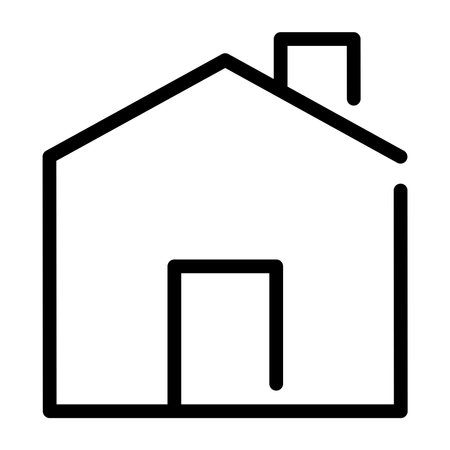House line icon.のイラスト素材