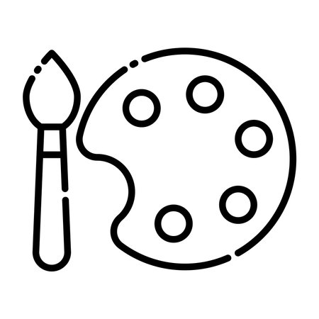 Color Palette icon.のイラスト素材