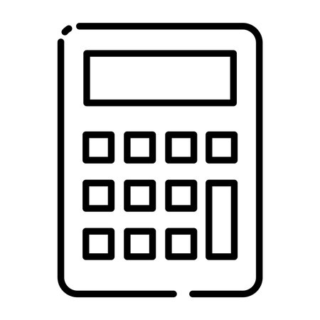 Calculator icon.のイラスト素材