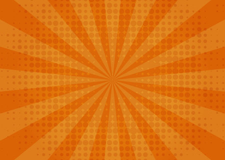comic orange background.の写真素材
