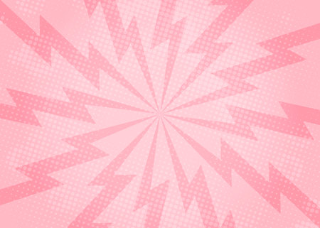 comic pink background.の写真素材