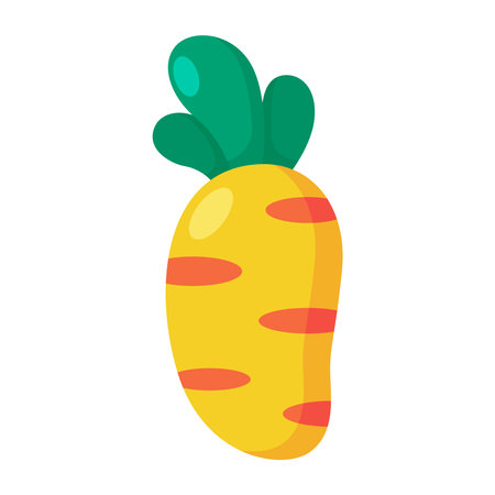Happy easter carrot icon.のイラスト素材