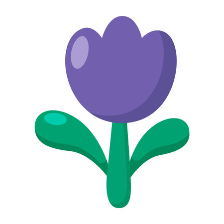 tulip flower icon.のイラスト素材