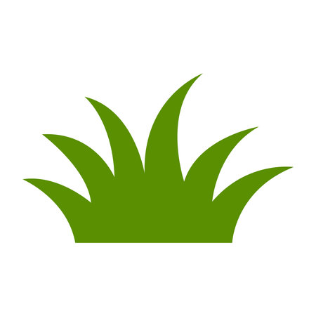 Green Grass icon.のイラスト素材