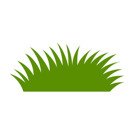 Green Grass icon.のイラスト素材