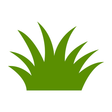 Green Grass icon.のイラスト素材