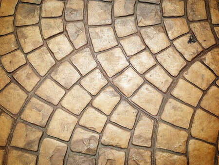 Patterned brick floor corridorの素材