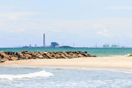 Power plants in industrial estatesの写真素材