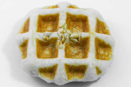 Freshly baked wafflesの写真素材