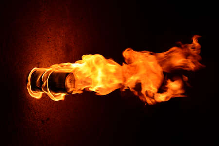 Fire burn at homeの写真素材