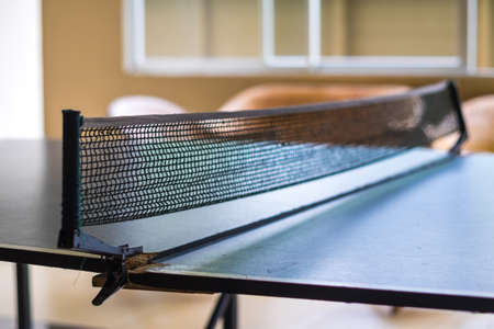 Close up table tennis tableの写真素材
