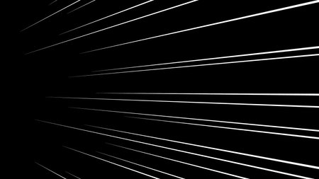 Cartoon-style concentrated line illustration materialのイラスト素材