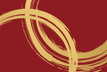 Background material for Japanese-style New Year's cardsのイラスト素材