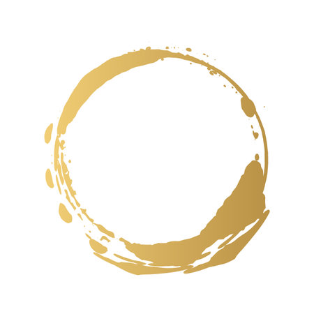 Japanese-style circle illustration materialのイラスト素材