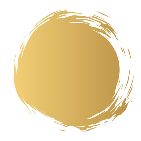 Japanese-style circle illustration materialのイラスト素材