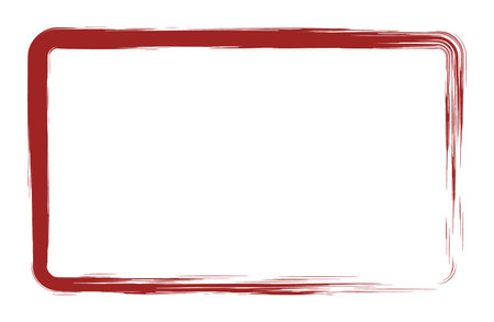 Line frame material with Japanese imageのイラスト素材