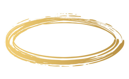 Japanese-style circle illustration materialのイラスト素材