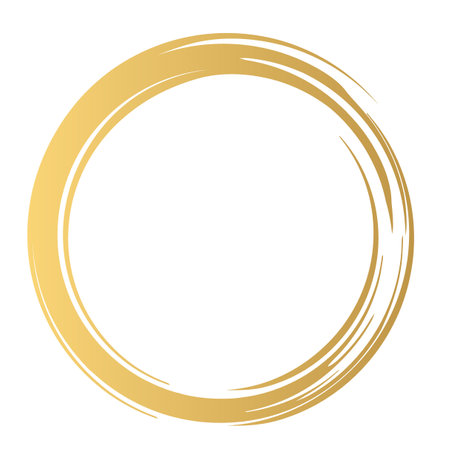 Japanese-style circle illustration materialのイラスト素材