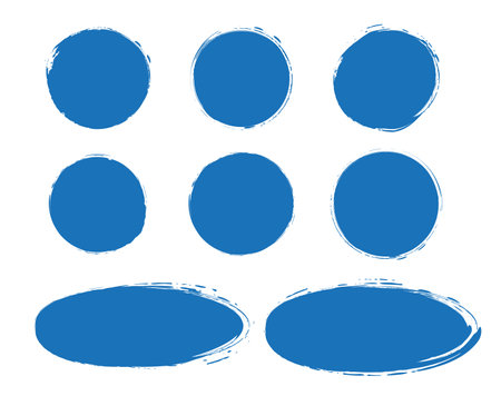 Japanese-style circle illustration stock setのイラスト素材