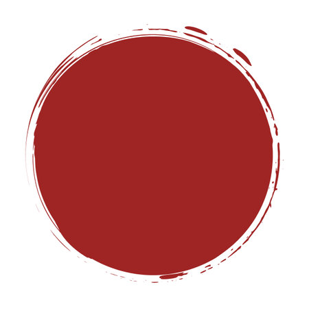 Japanese-style circle illustration materialのイラスト素材