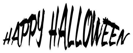 Happy Halloween text materialのイラスト素材