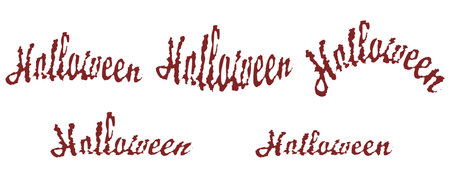 Set of materials for Halloween charactersのイラスト素材