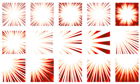 Set of colorful gradient linesのイラスト素材