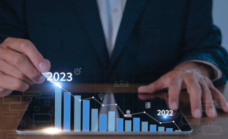 businessman use electronic pen sign signature on electronic  E-signing, data sheet document...