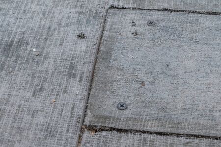 Fragment of cement board floorの写真素材