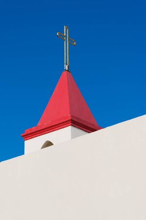 Christian monastery, landmark of Acre, Israelの写真素材