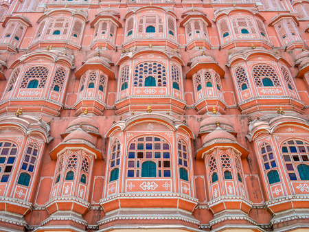 Hawa Mahal Palace in Jaipur City, Rajasthan, Indiaのeditorial素材