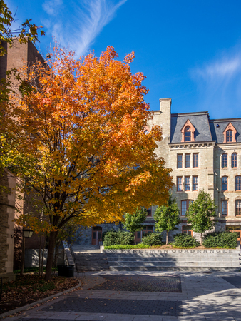 Exteriors of University of Pennsylvania (UPenn) located in Philadelphiaのeditorial素材