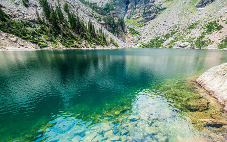 Inside of the Rocky Mountains National Park