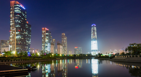 centralpark inchon koreaのeditorial素材